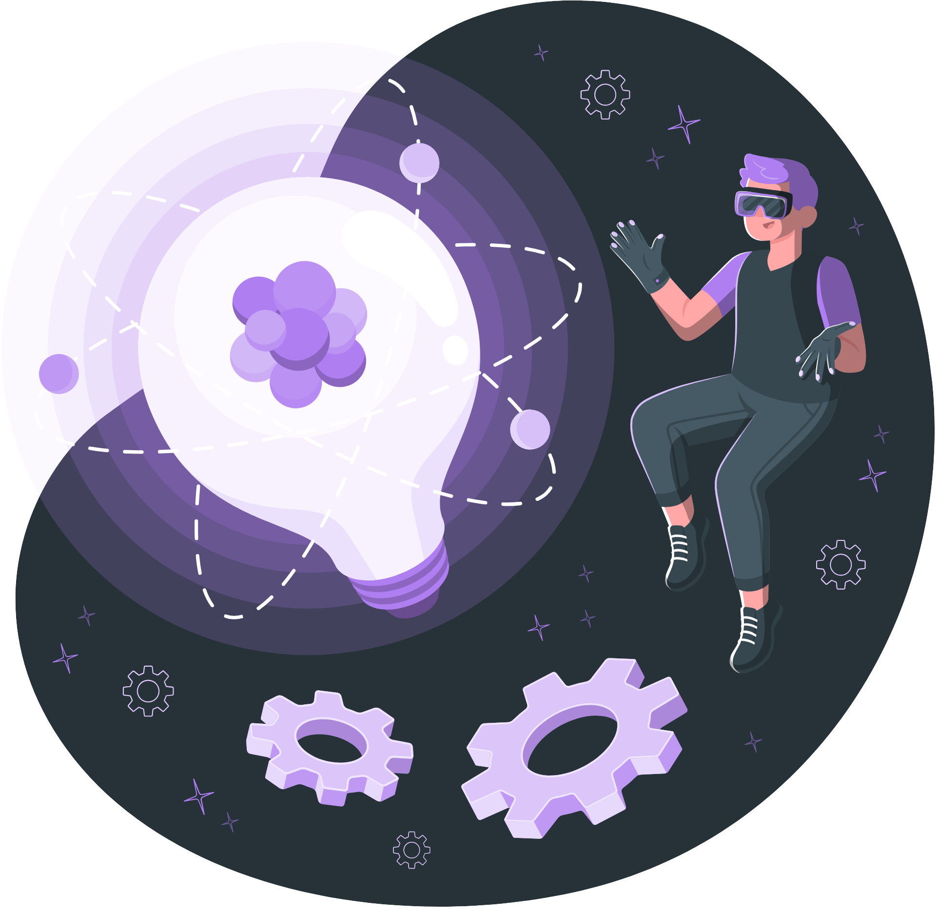 PeerHub platform illustration